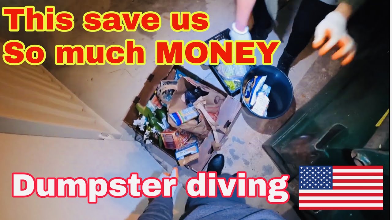 DUMPSTER DIVING DUMPSTER FULL OF UNOPENED FOODS YouTube