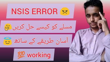 how to fix nsis error windows 10//how to fix nsis error in windows 10/8.1/8/7