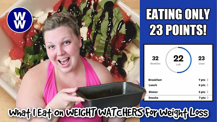 Eating Only 23pts! What I Eat On WEIGHT WATCHERS for WEIGHT LOSS | WW Easy Low Point Meal Ideas!