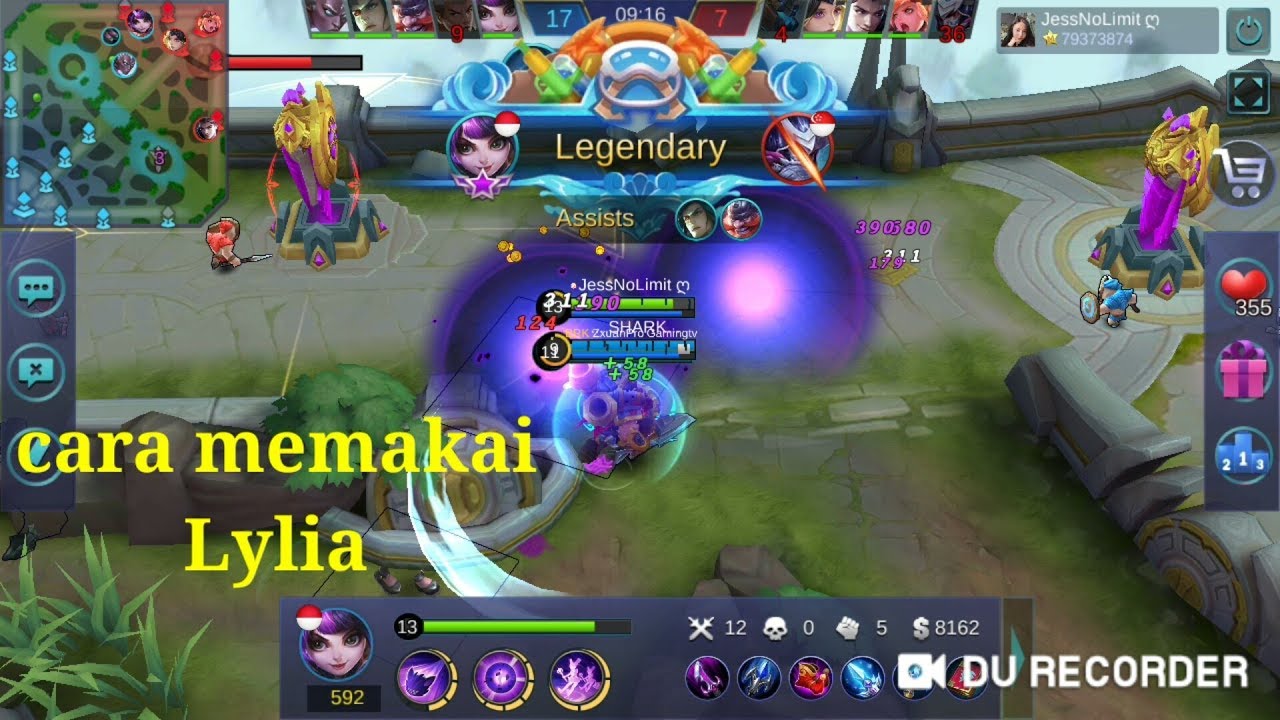 Cara main LYLIA JessNo limit ratakan musuh