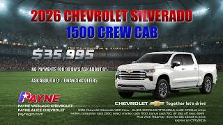 2026 Chevrolet Silverado 1500 for $35,995 | Payne Alice Chevy GMC | Alice, Texas