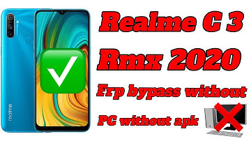 Realme C3 rmx2020 frp bypass without pc
