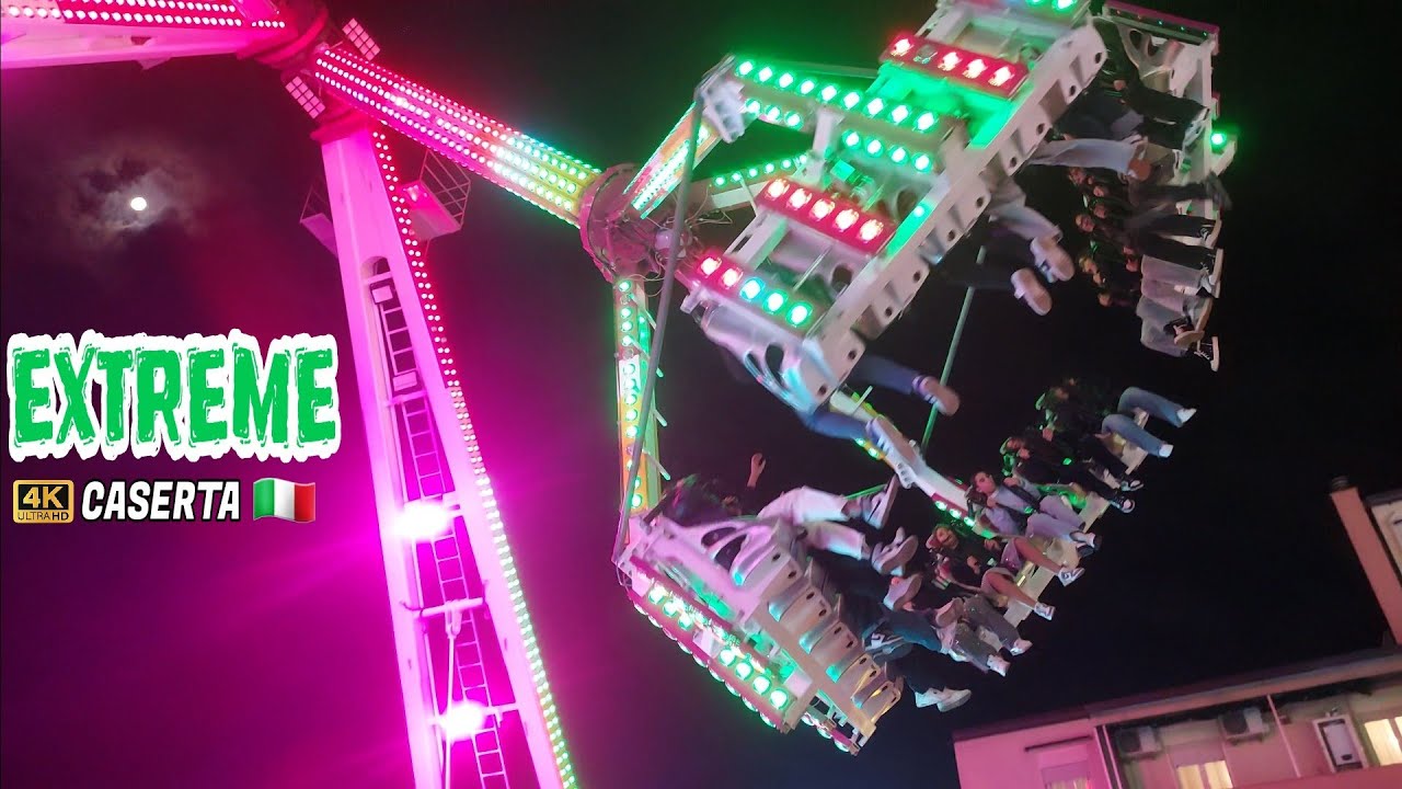 EXTREME Ride/Giostre 2025 🇮🇹 Maddaloni 4K