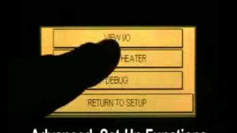 AirSpeed HC Versa HMI Advanced Set up Technicians Only