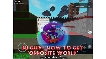 How to get Opposite World Realm | Find the Chomik | Roblox
