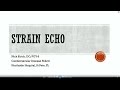 2016 11 10 - Strain Echo