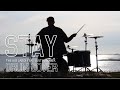 The Kid LAROI, Justin Bieber - STAY (Outdoor drum cover)