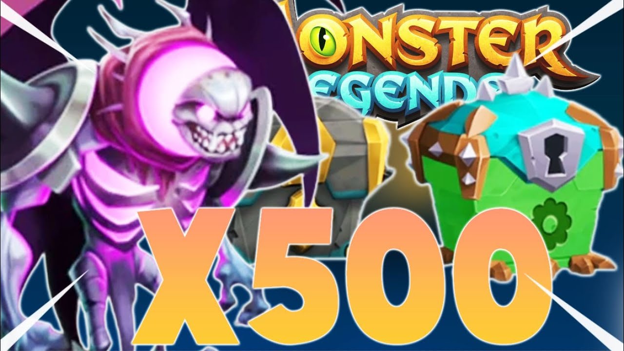 Monster Legends: OPENING 500 RANDOM CHESTS! | SPRING CHESTS, LEVEL 10 RUNES, DIAMOND RELICS & MORE!