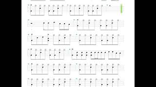Goldfinger + Ash + Drum only + Drum tab