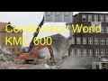 Excavator Hitachi 470 KMC 600 demolition site 2