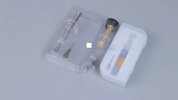 The popular packaging styles for distillate syringes.