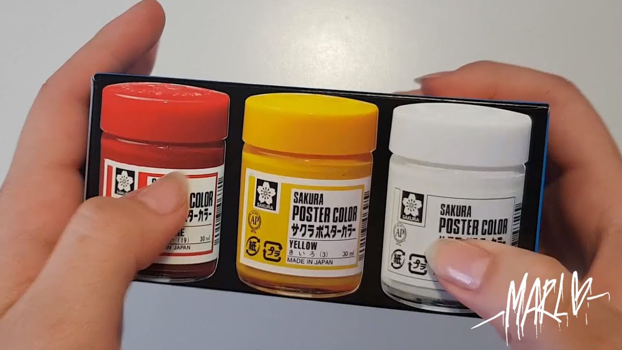 Sakura Poster Color [Review] - YouTube