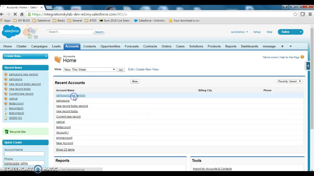 SImple Trigger on Account Object