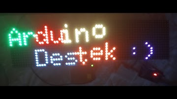 Arduino İle RGB P10 Led Panel Kullanımı