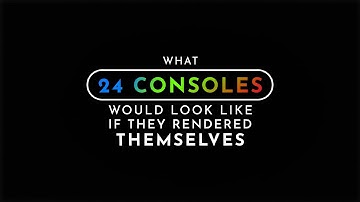 What 24 Consoles Would Look Like if They Rendered Themselves