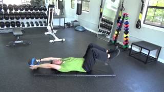 Medball Tabletop Pull Over