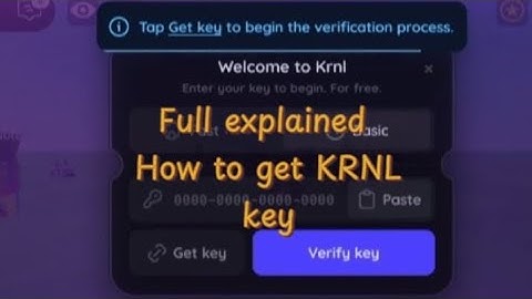 [KRNL] How to get KRNL key explained