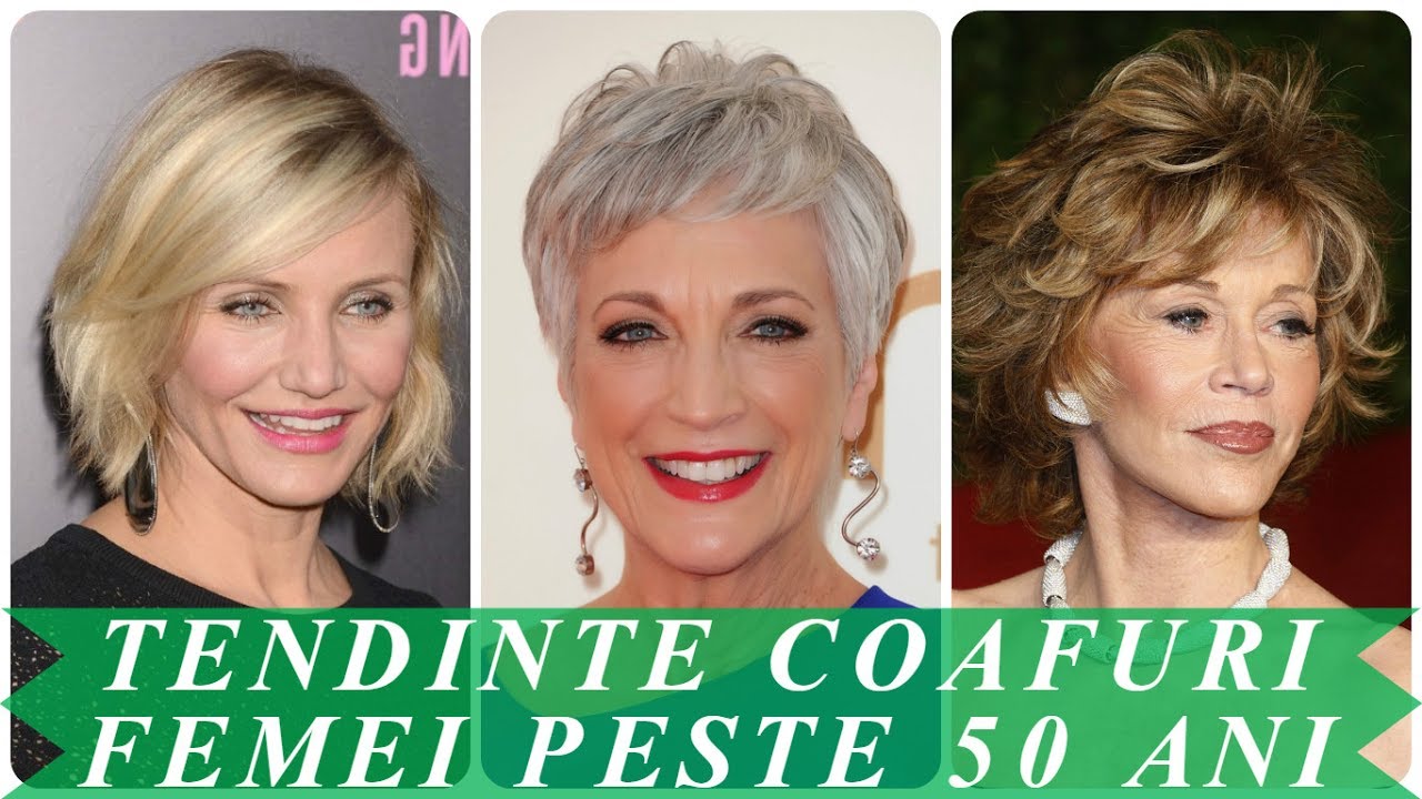 Tendinte Coafuri Femei Peste 50 Ani Youtube