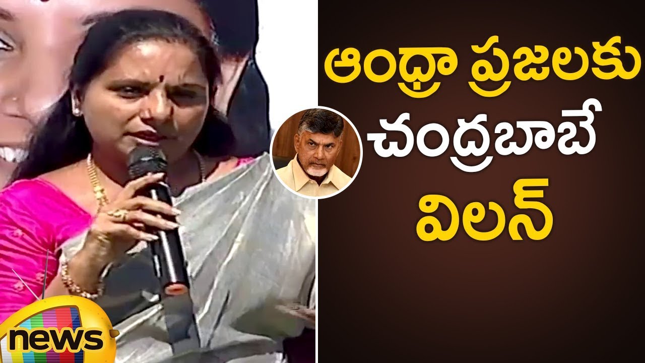 Chandrababu Naidu Is The Villain Of AP Says MP Kavitha | Kavitha Latest Interview | Mango News