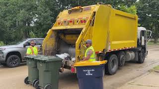 City Of West Allis Peterbilt 520 Heil Rear Loader Garbage Truck
