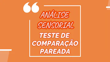 Quais as principais diferenças entre os testes triangular e comparação pareada?