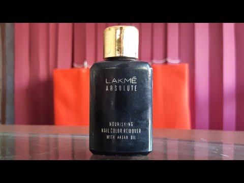 Lakme absolute nourishing nail colour remover with argan oil review, best nailcolour remover ever,