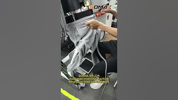 SOMAX SM-22A auto rope inserting machine#sewingmachine #apparelmachine #textilemachine #costura