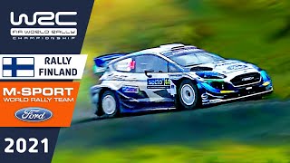 M-Sport Ford WRC Rally Action Day 1 : Ford Fiesta WRC : WRC Secto Rally Finland 2021