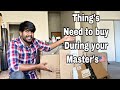 Things need to buy during your Master’s🇺🇸 | Macha in USA | Nikhil Natesh | Vlog#6