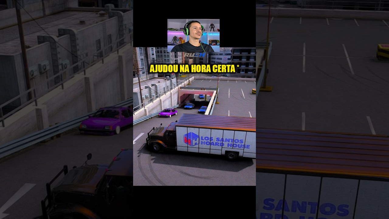 Ele ajudou o amigo fechando com o caminhao nessa fuga insana no gta rp #shorts #viralvideo