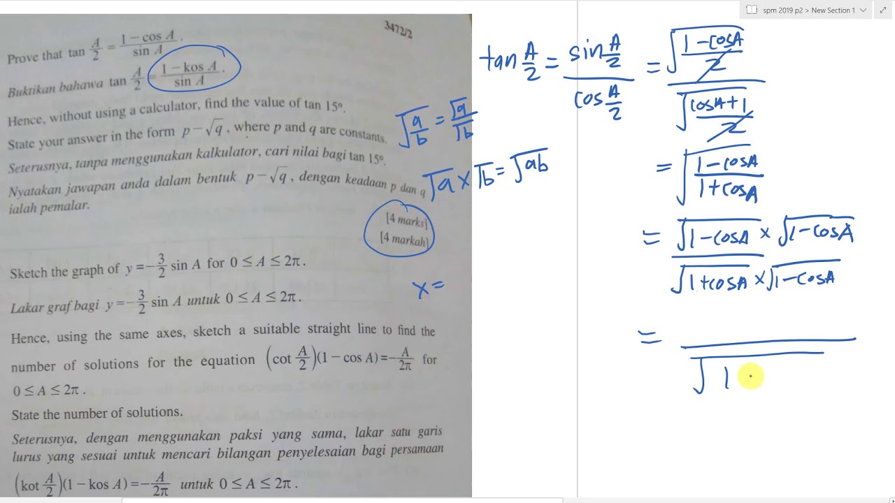 Spm Addmath 2019 Paper 2 Part 3 Otosection