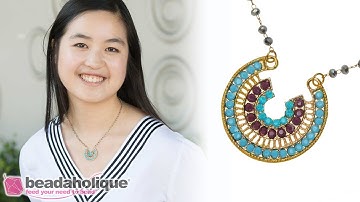 Quick & Easy DIY Jewelry: Blue Lagoon Necklace Featuring Zola Elements