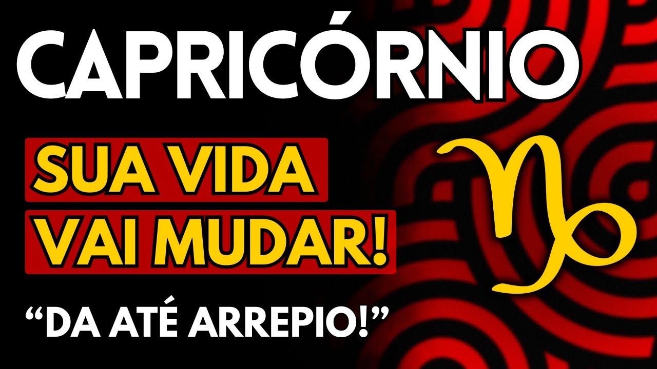 CAPRICÓRNIO ♑ É DE ARREPIAR ! | O JEITO QUE ISSO VAI ACONTECER É INCRÍVEL! | ESPECIAL DE ECLIPSE🌙