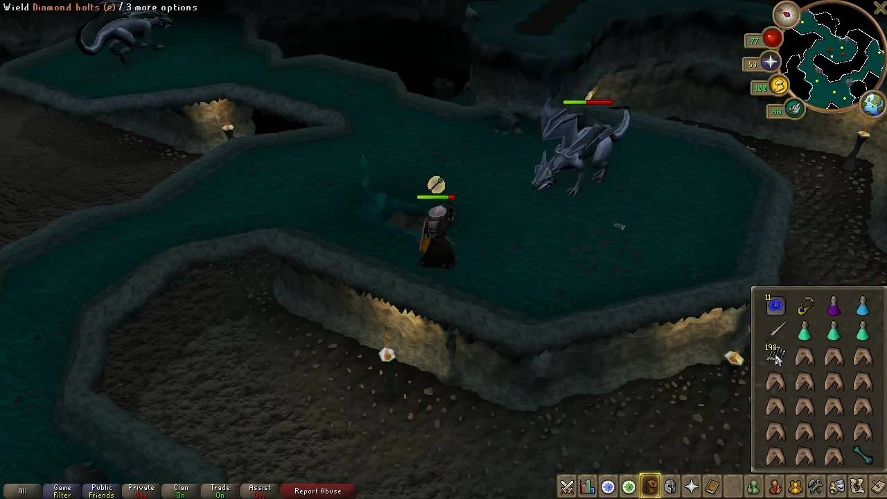 Runescape RS Easy Mithril Dragon Guide (with void) [HD] YouTube