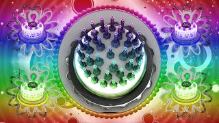 Happy Birthday Cake Animation | Birthday Cake Rotation | Beautiful Cake Animation in Circle