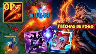 CRIEI A NOVA BUILD DA ASHE AP COM FLECHAS DE FOGO