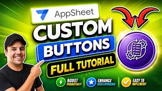 How to Create Custom Image Buttons & Navigation Menus in AppSheet (Step-by-Step Tutorial) #appsheet