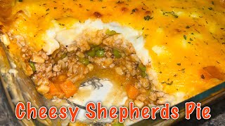 Cheesy Shepherds Pie w/ Ground Turkey