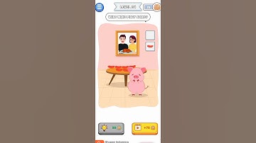 Brain Puzzle Tricky Test - what make piggy scare?