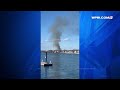 Video Now: Smoke billowing in Newport