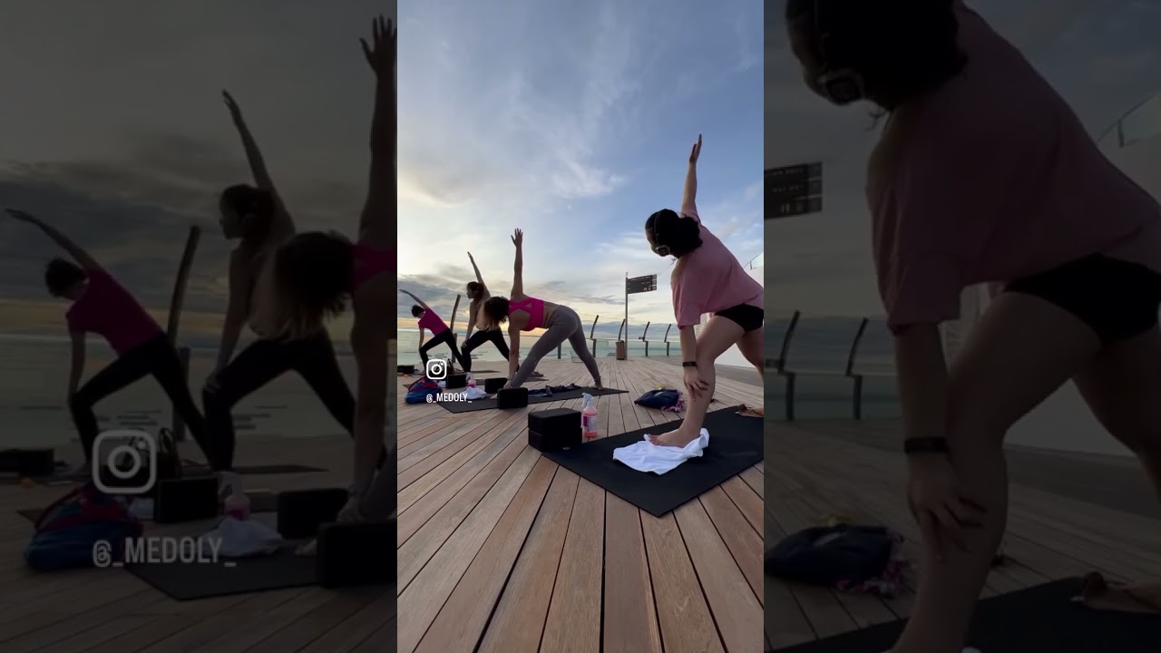 SkyPark  Yoga 🧘‍♀️ @ Marina Bay Sands 🇸🇬