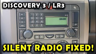 DISCOVERY 3 / LR3:  Radio volume not working, silent or broken? This Land Rover hack costs nothing!