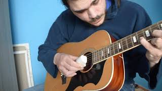 LIVE IMPROV- I dreamt of floating amidst multicolored clouds (12 string guitar and E-Bow)
