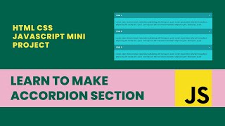 Build a Responsive FAQ Section with HTML, CSS, and JavaScript