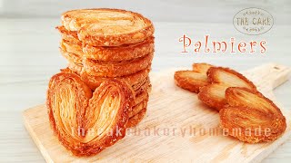 Palmiers Recipe / Puff Pastry  : สูตรพายผีเสื้อ : By The Cake screenshot 3