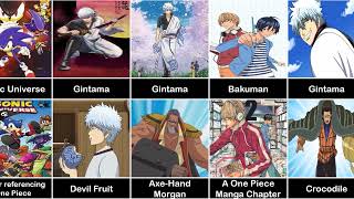 One Piece References in Other Anime and Series