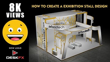 3ds Max Exhibition Stall Design - Part 2