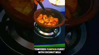 Tempered pumpkin curry with coconut milk ? shorts LifeonVideos