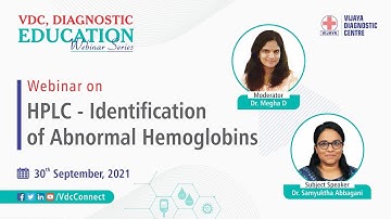Webinar on "HPLC – Identification of Abnormal Hemoglobins"