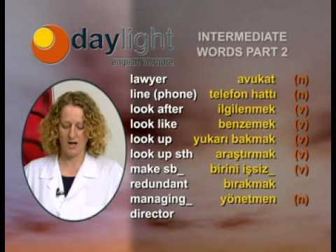 Daylight Genel İngilizce Bölüm 45 - Vocabulary: İntermediate Words Part 2